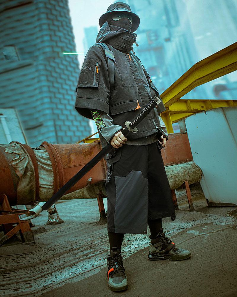 Techwear inspired ninja pants for Cyberpunk 2077 aesthetic