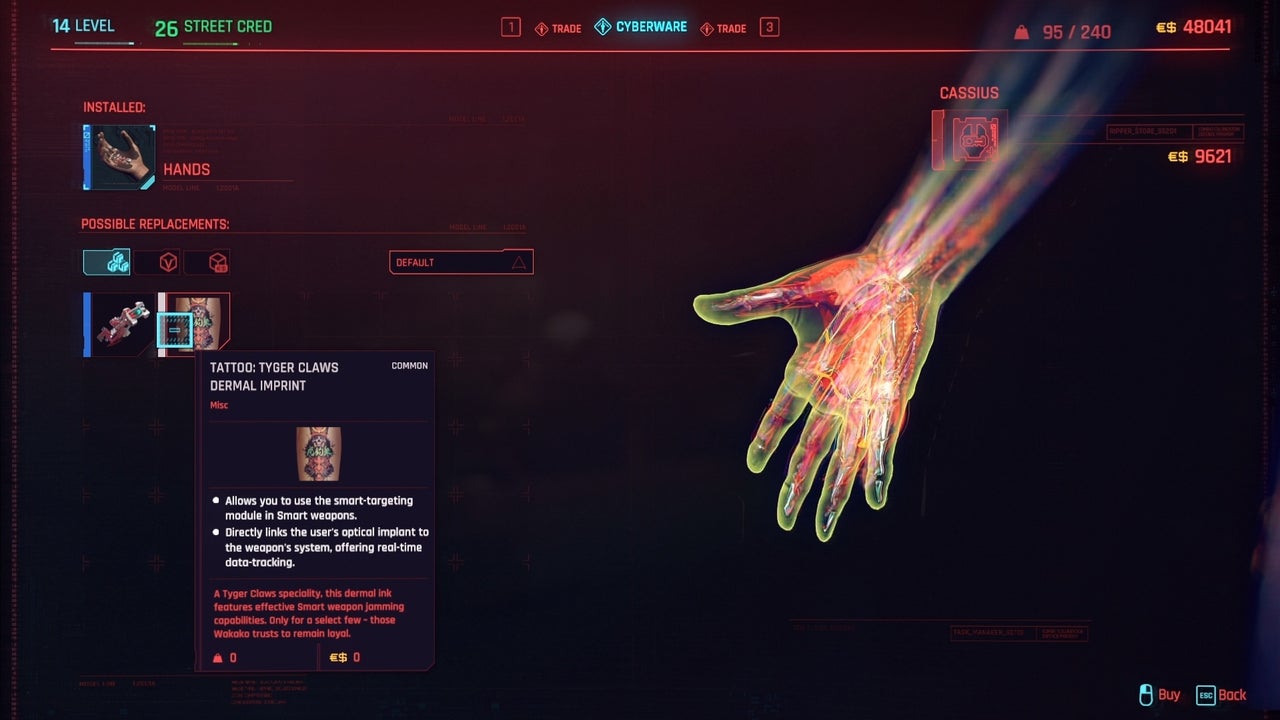 Cyberpunk 2077 gig icon on the map