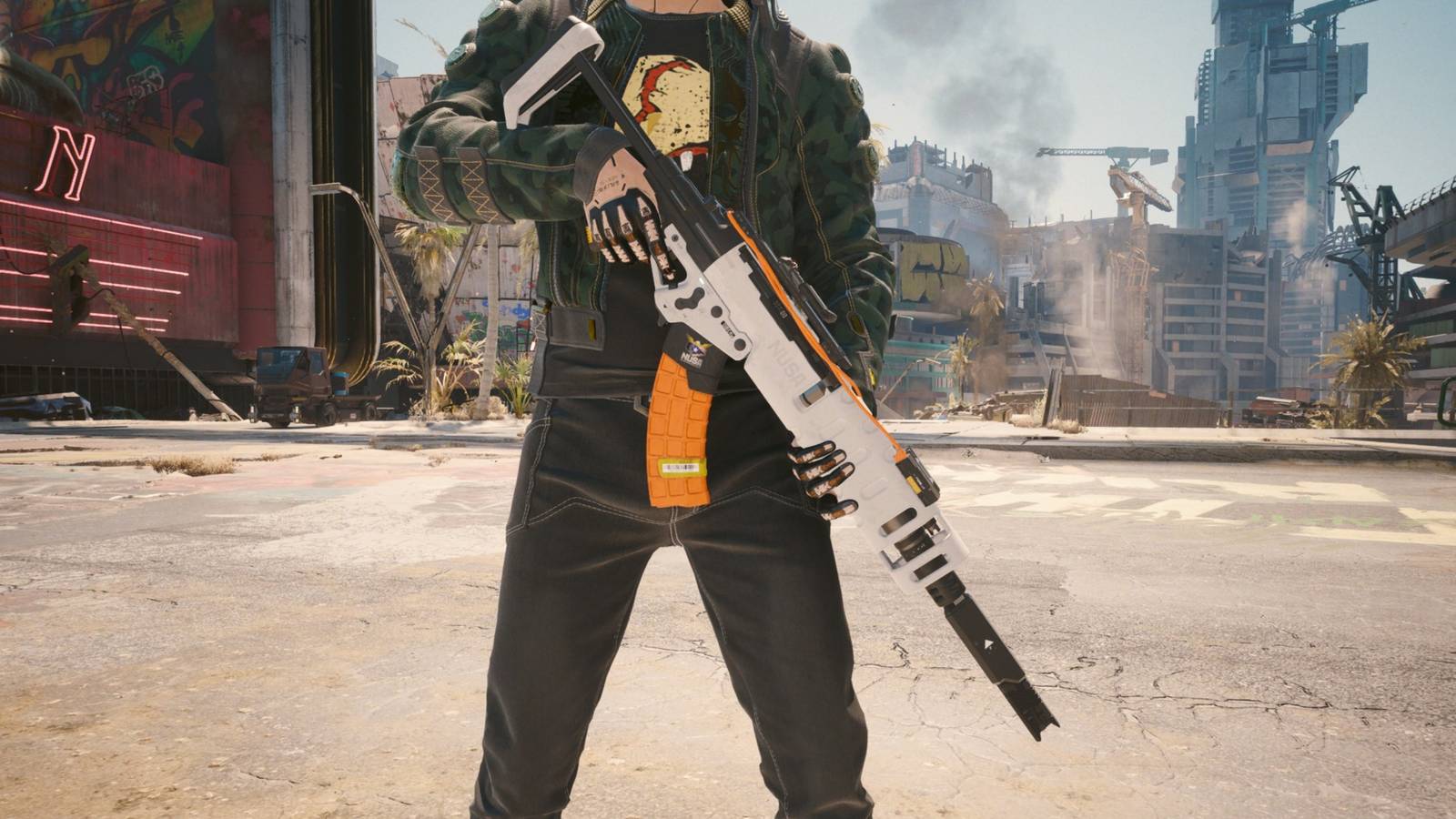 Psalm 11:6 iconic assault rifle in Cyberpunk 2077