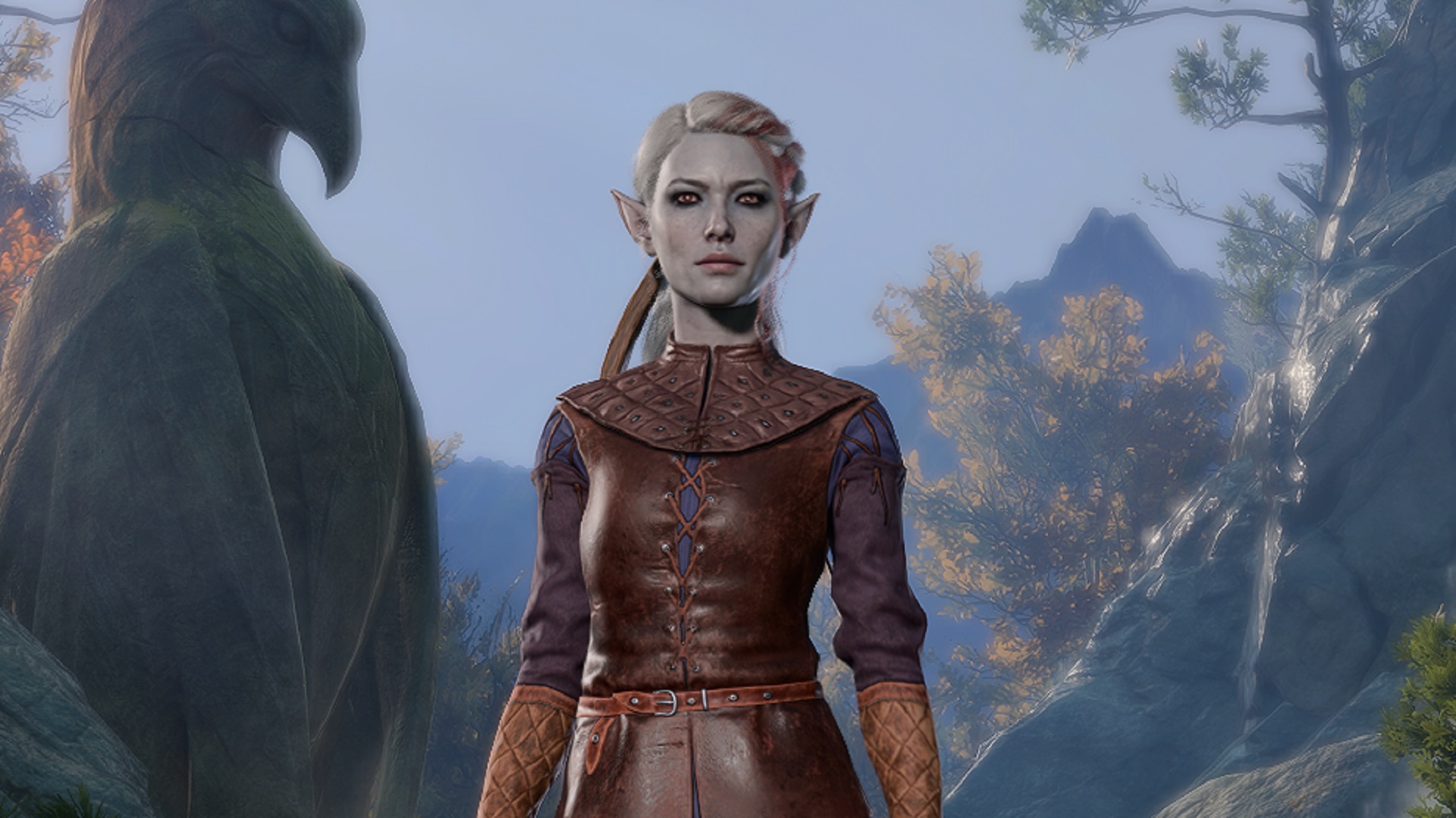 A Rogue character in Baldur's Gate 3 preparing a stealth attack