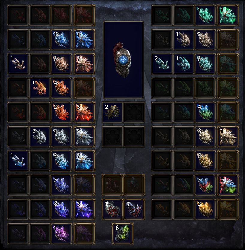 PoE 2 campaign crafting guide showing essence and rune socketing