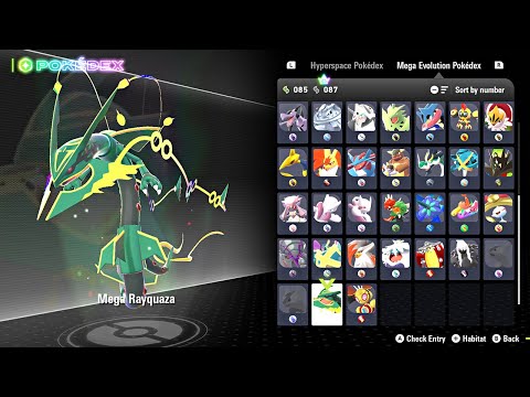Showcase of Mega Pokemon in Legends Z-A DLC