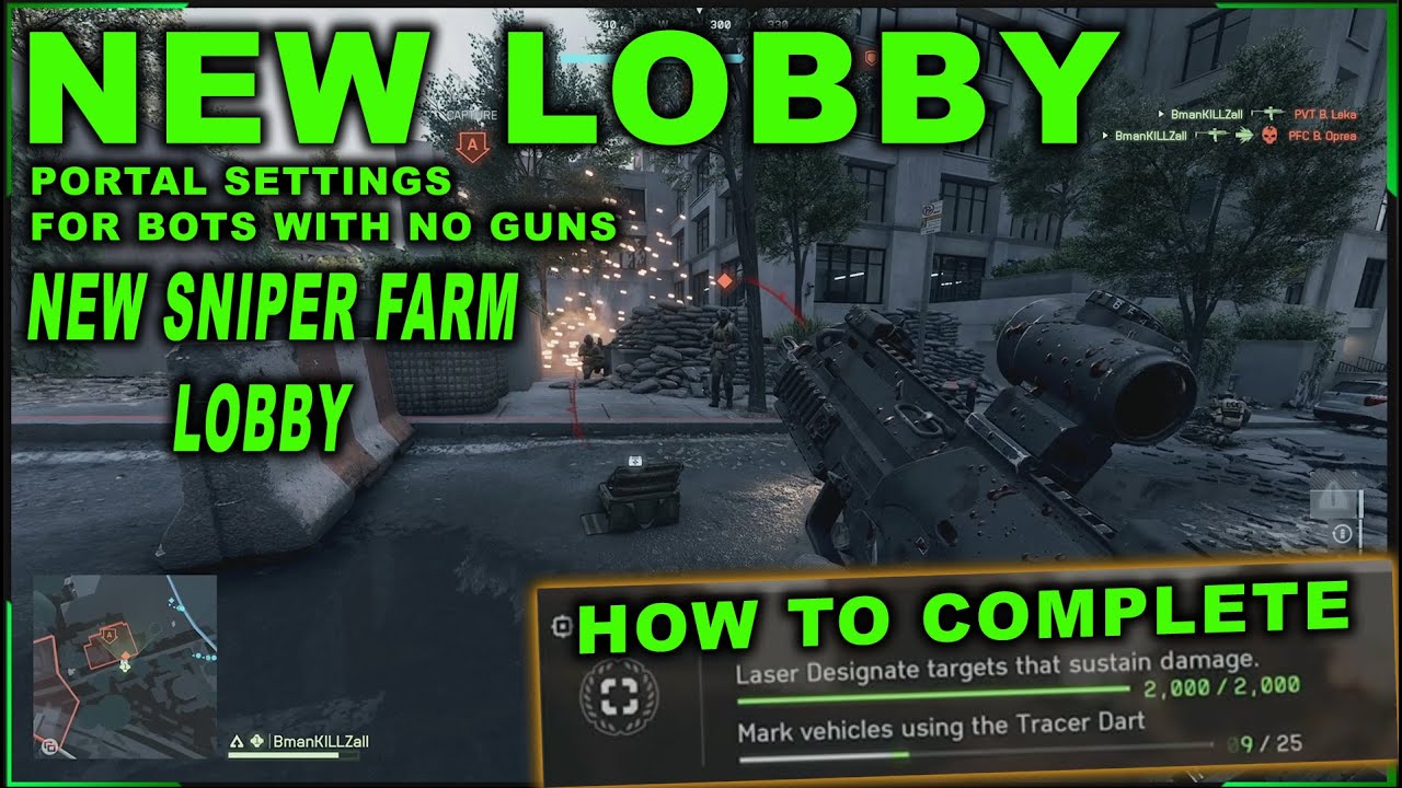 Sniper positioning guide for BF6 bot lobbies