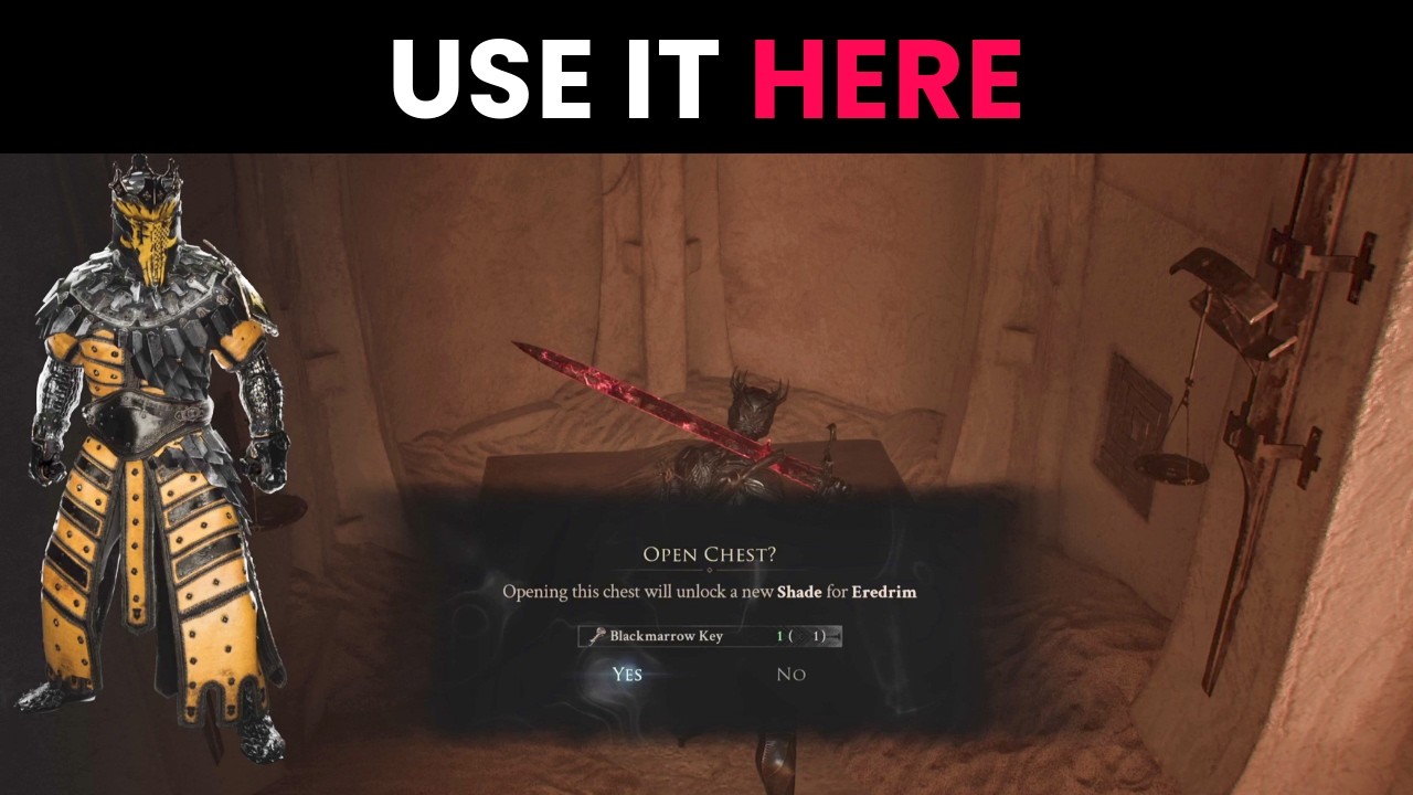 The central elevator room in Marrow Keep where Blackmarrow Keys are used