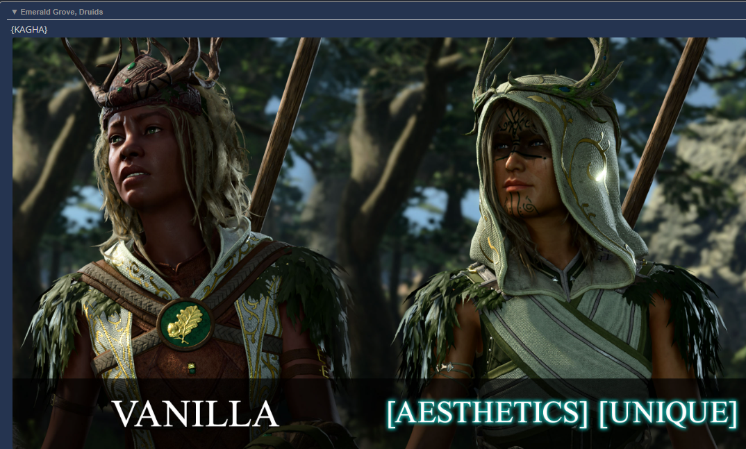 BG3 Mod Manager showing Realms Restored load order