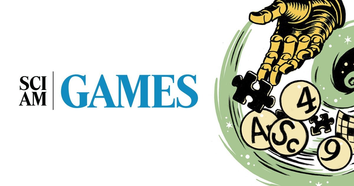 Scientific American Games official logo and branding