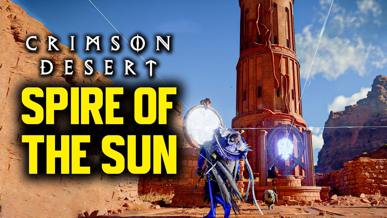 Crimson Desert Spire of the Sun location on the map
