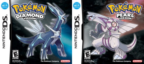 Box art for Pokemon Diamond and Pearl versions