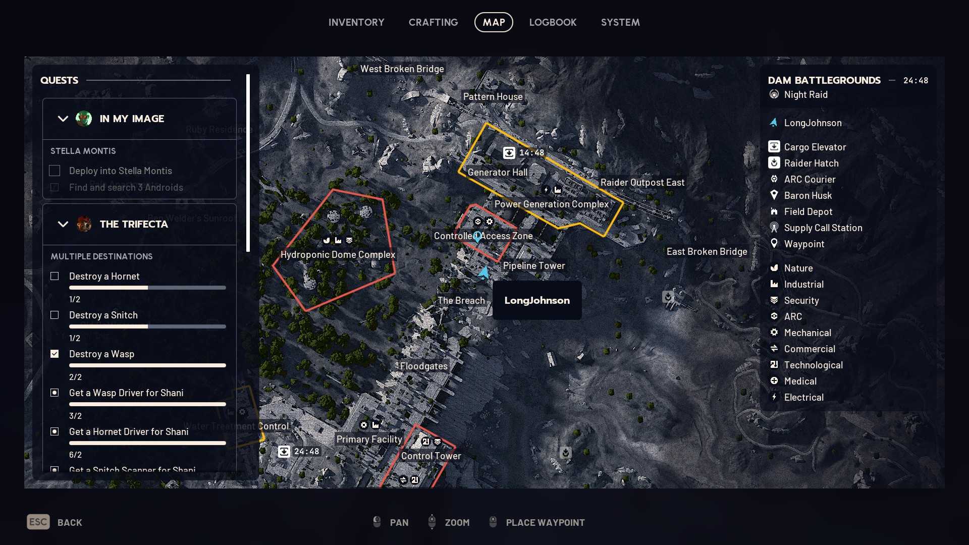 Dam Controlled Access Zone door location in ARC Raiders