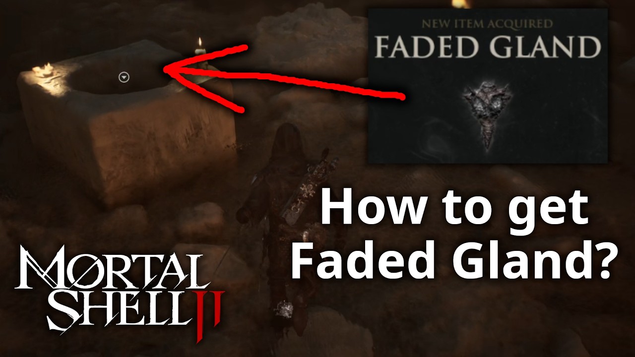 Player standing near the Faded Gland location in Mortal Shell 2