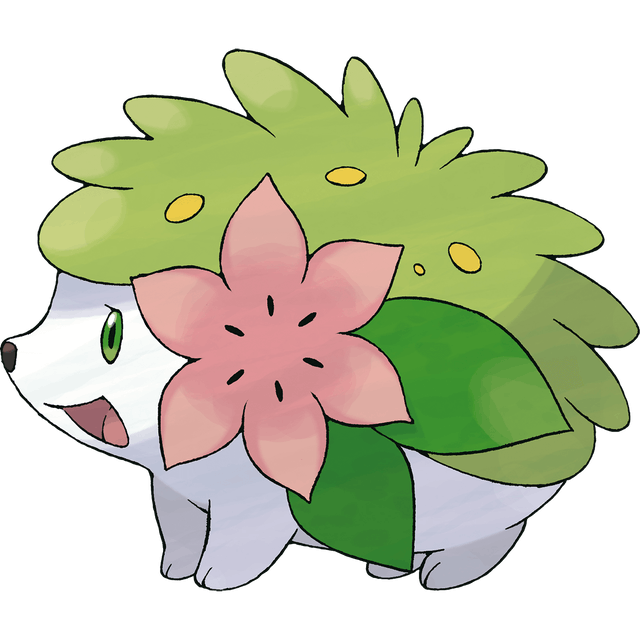 Cute Grass-type Pokémon like Celebi and Shaymin