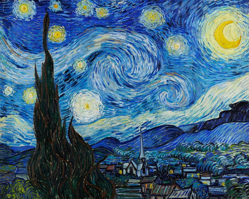 A public domain painting by Vincent van Gogh from an open access archive