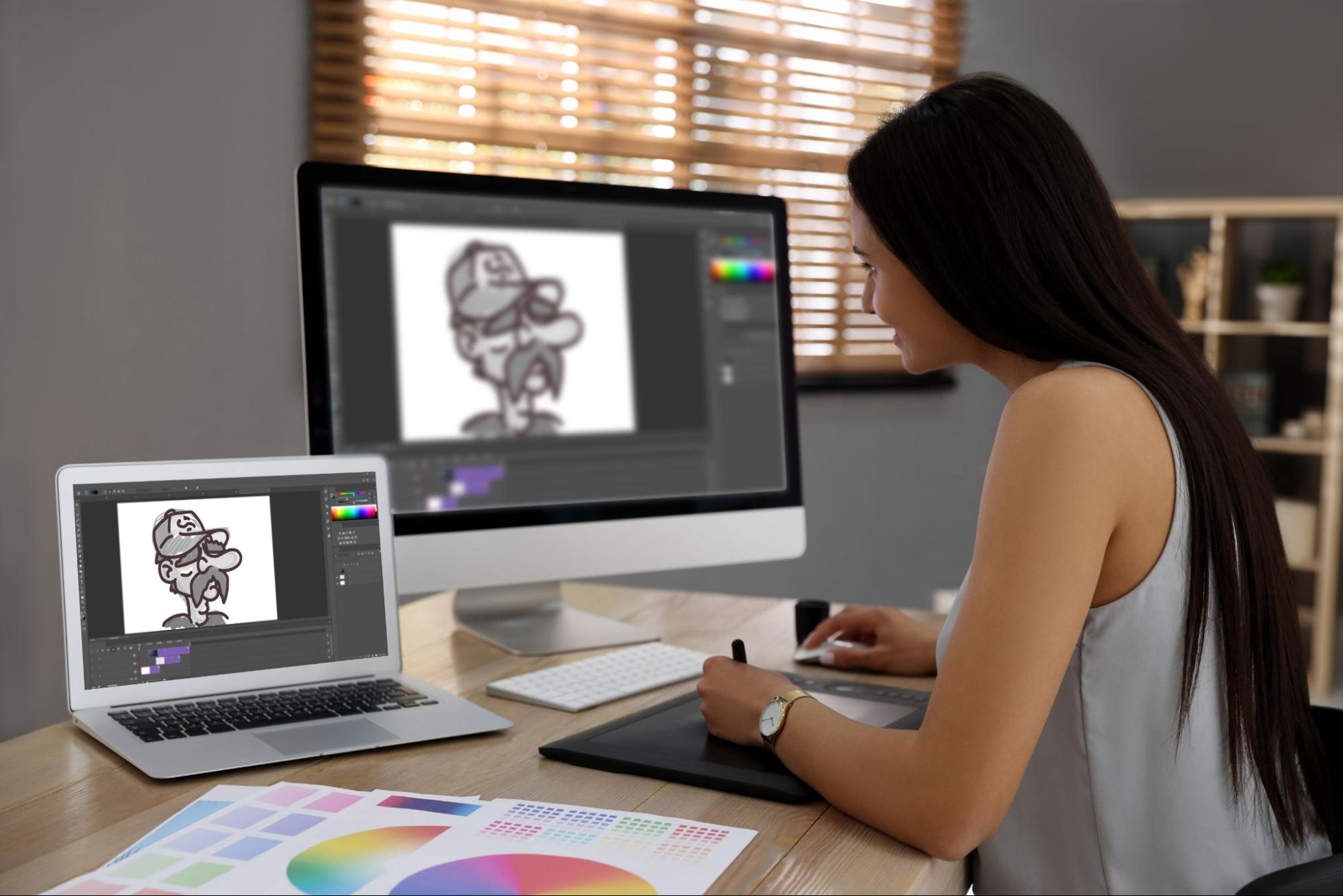 Comparison of different graphic design software tools