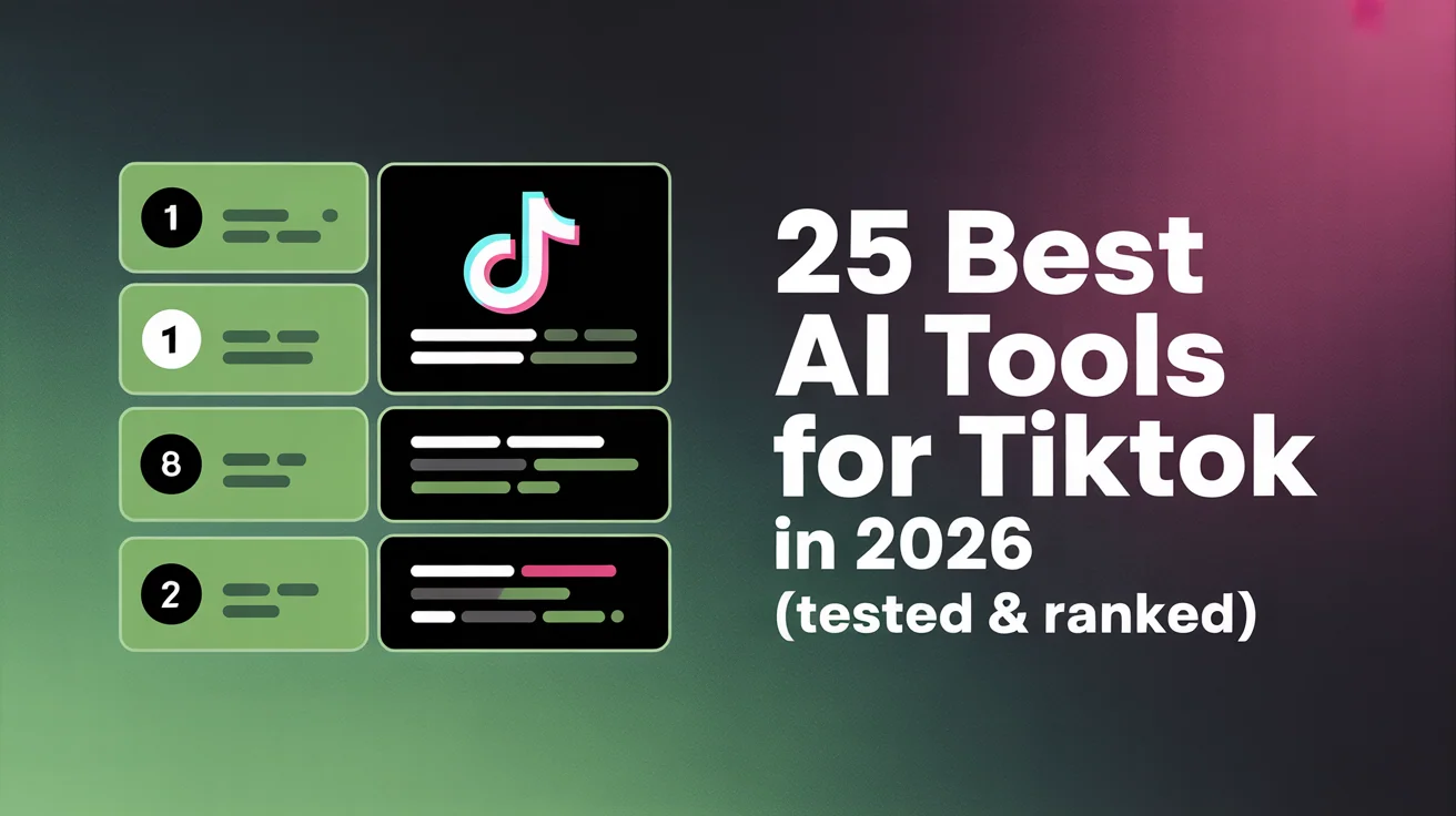 Best AI Tools for TikTok Visibility Optimization in 2025 and 2026 ...