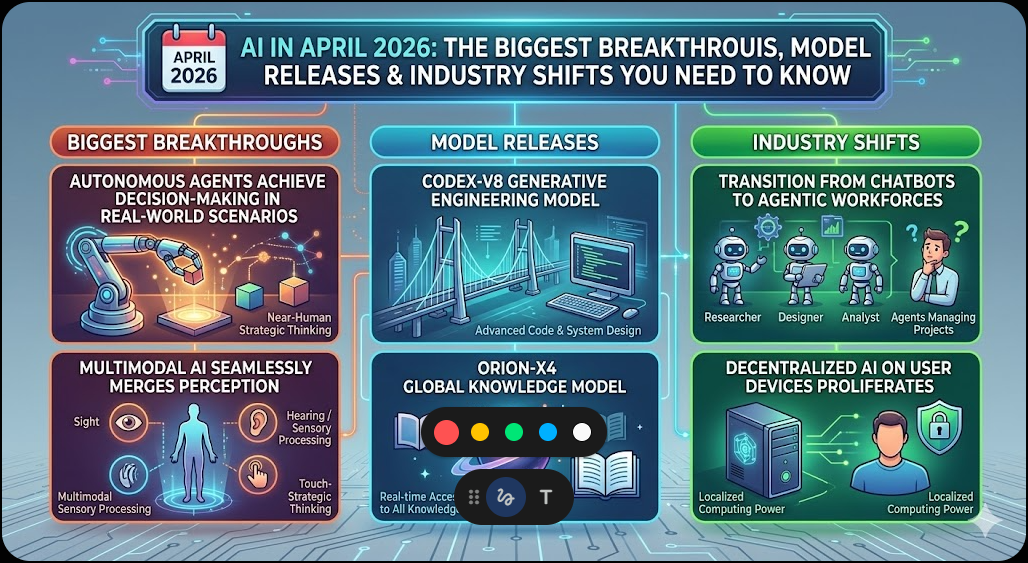 AI breakthroughs and industry shifts in April 2026