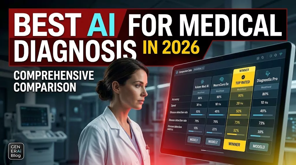 AI-driven medical diagnosis interface showing patient data and risk factors