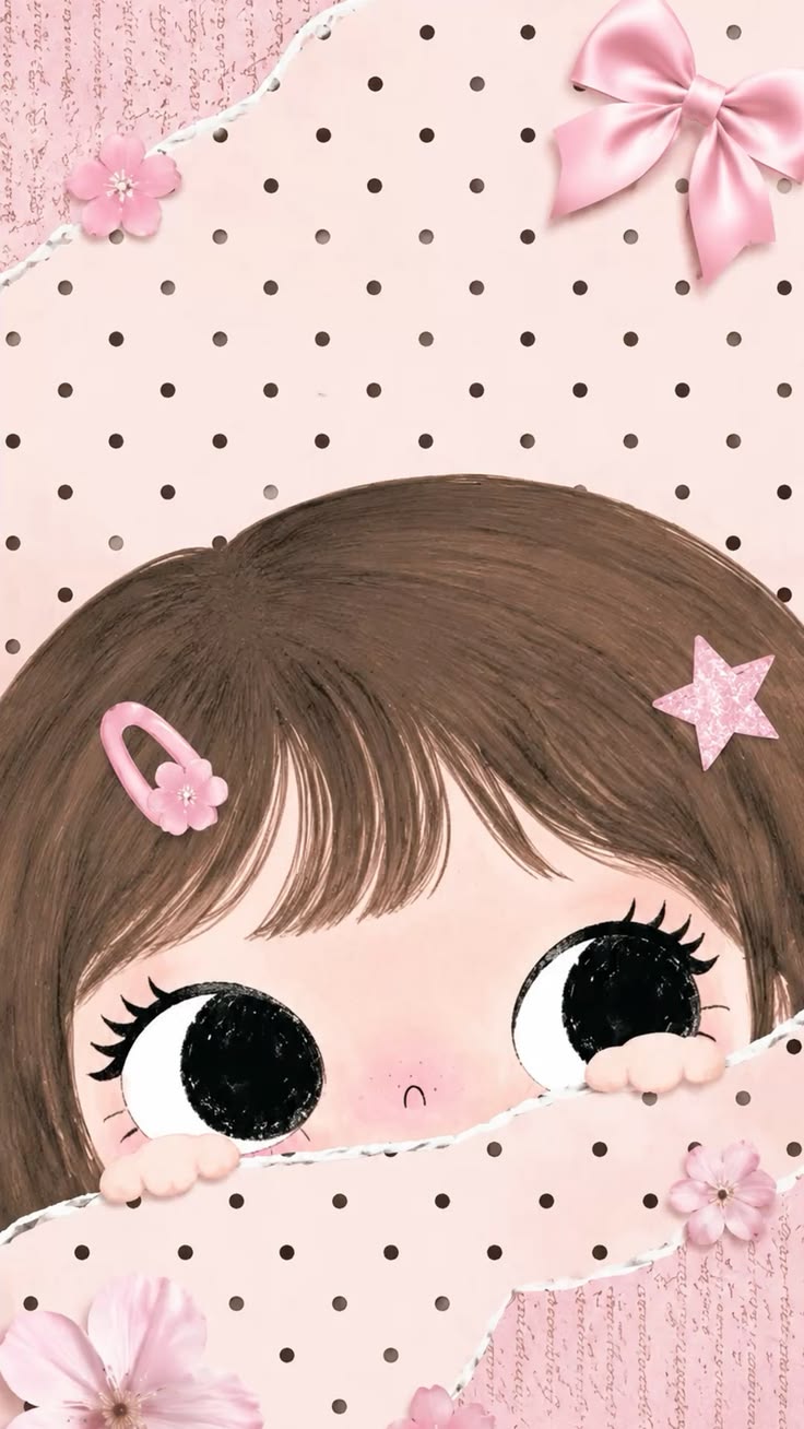 A cute lockscreen wallpaper featuring soft aesthetic colors and minimalist design