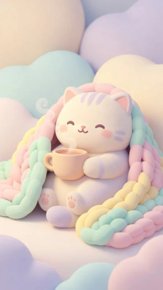 Cute Wallpaper HD Download showing a soft aesthetic design