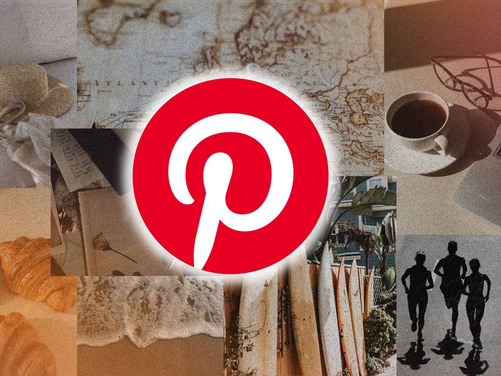 User interacting with the Pinterest app on a smartphone for lifestyle inspiration