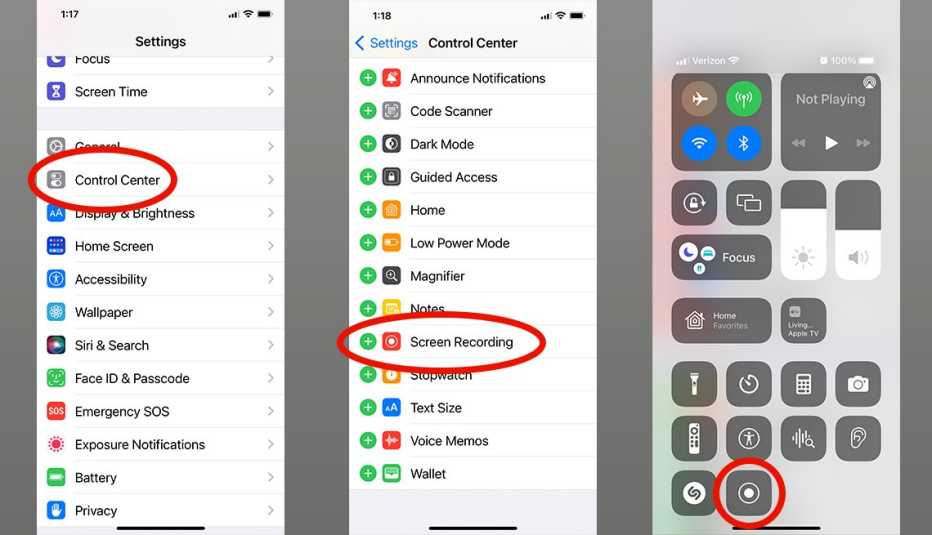 Person holding a smartphone to take a screen shot