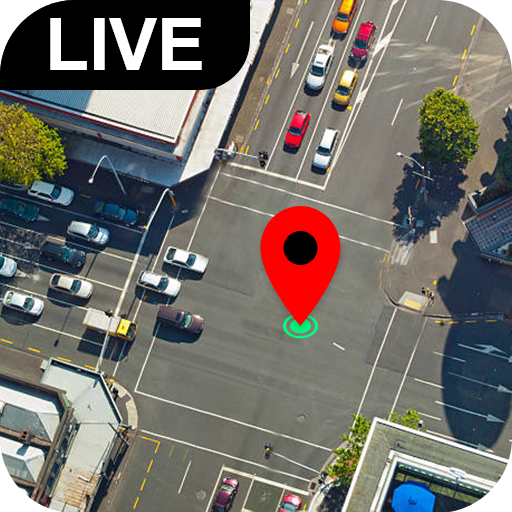 Street View Map and Navigation interface on mobile