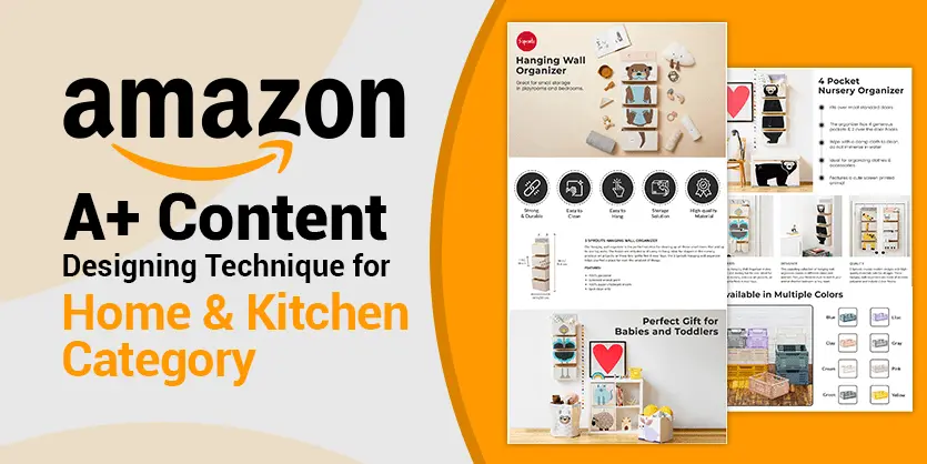 Amazon A+ Content design example for home and kitchen category