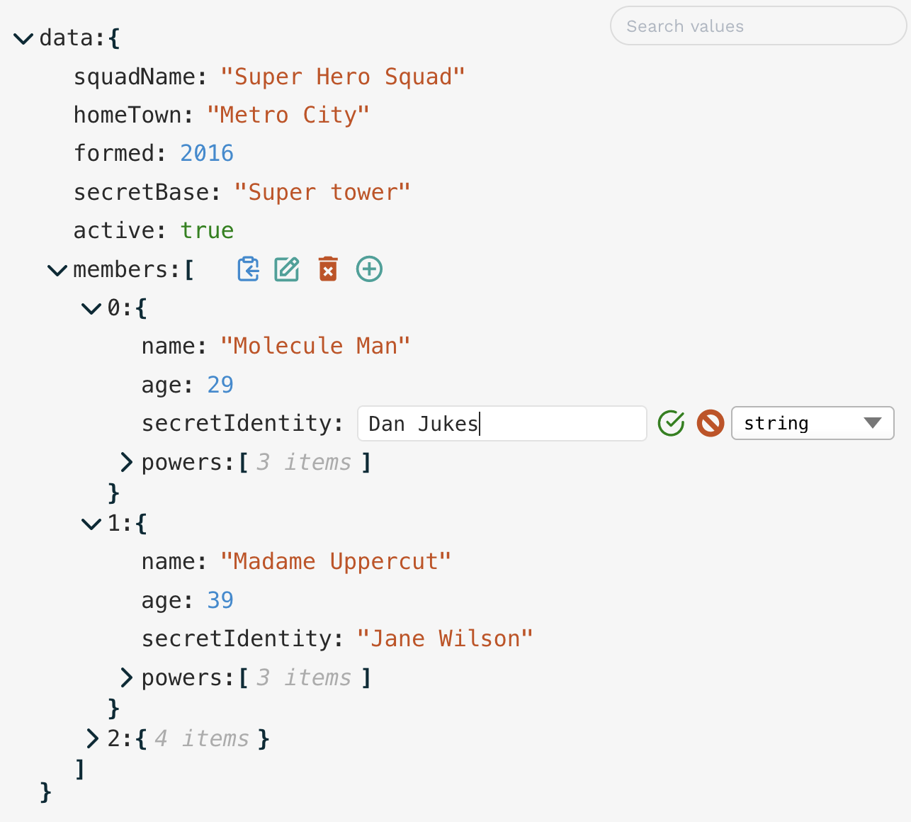 Screenshot of json-edit-react showing a clean tree view interface
