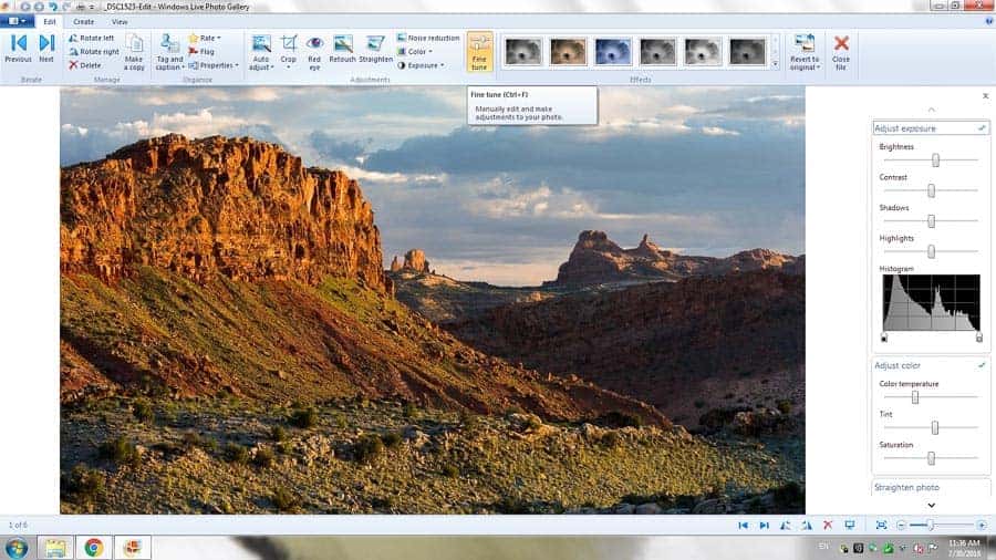 Comparison of various free photo editing software interfaces on a Windows PC