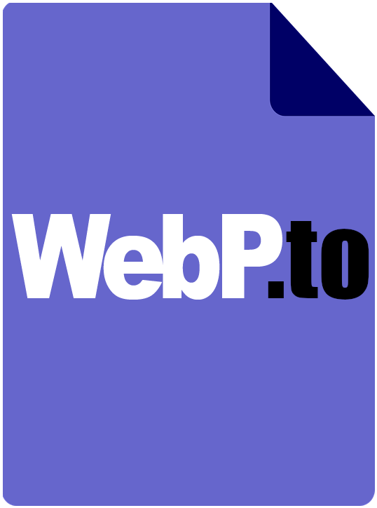 Interface of a standard online WebP editor showing crop and resize tools
