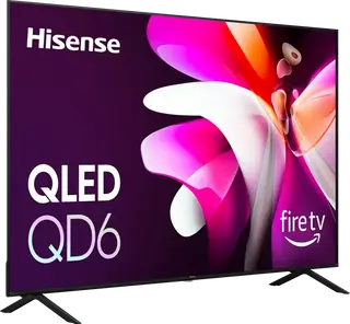 Hisense 50 inch QD6 Series QLED Fire TV showing sleek design