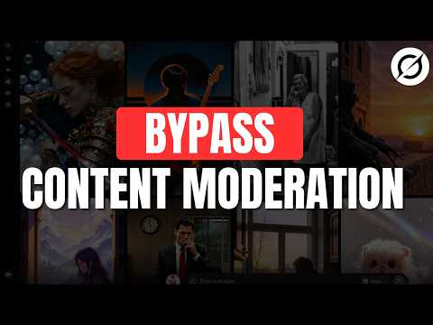 Grok Content Moderated bypass screen showing successful generation