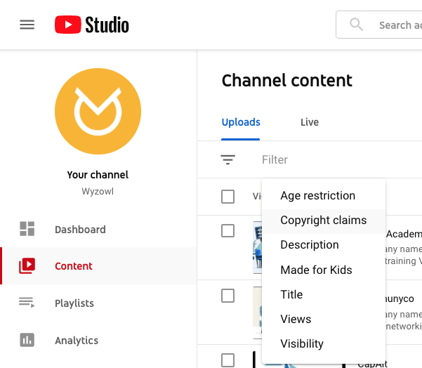 Diagram explaining how YouTube Content ID matches reference files to uploaded videos