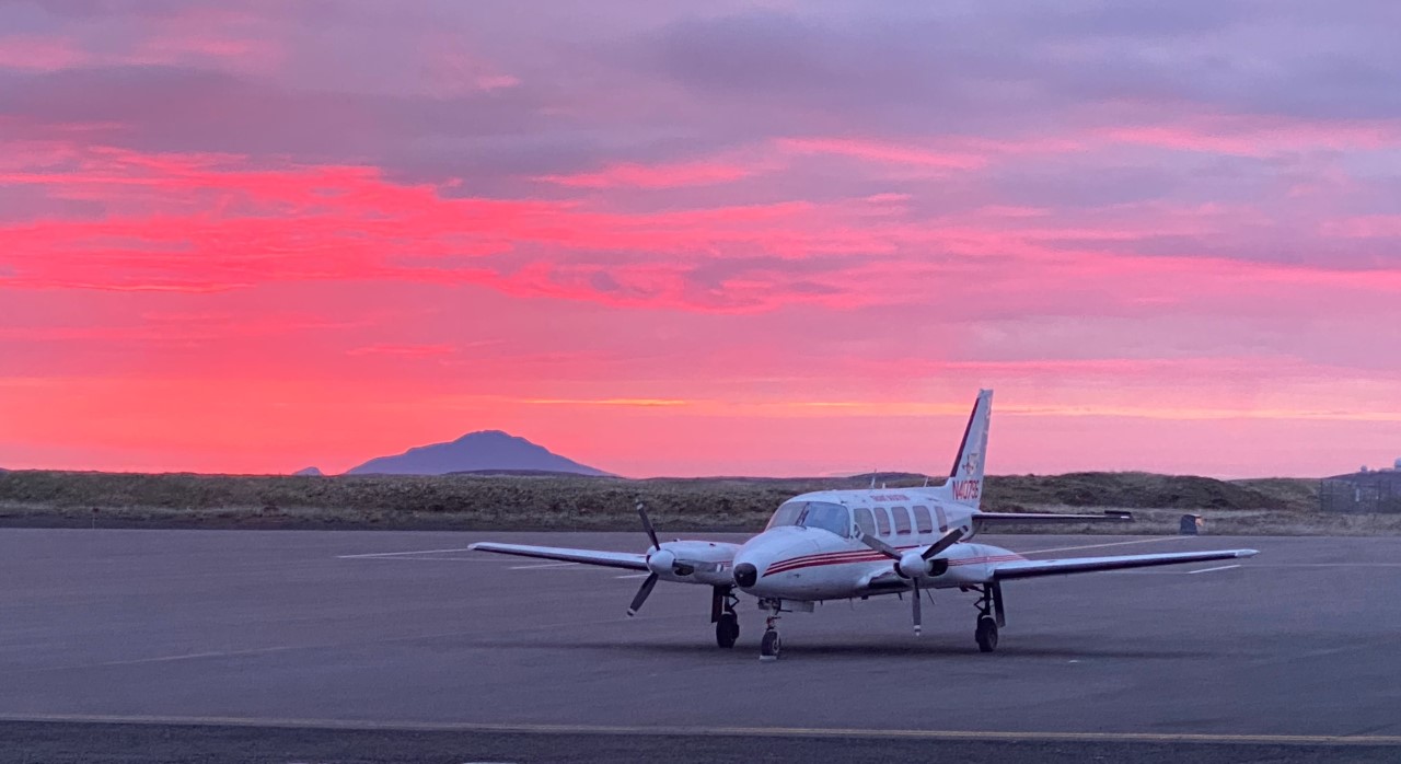 Grant Aviation Piper Navajo aircraft