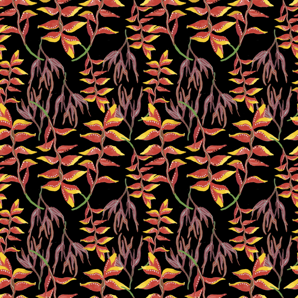 Nature inspired vine patterns for interior design