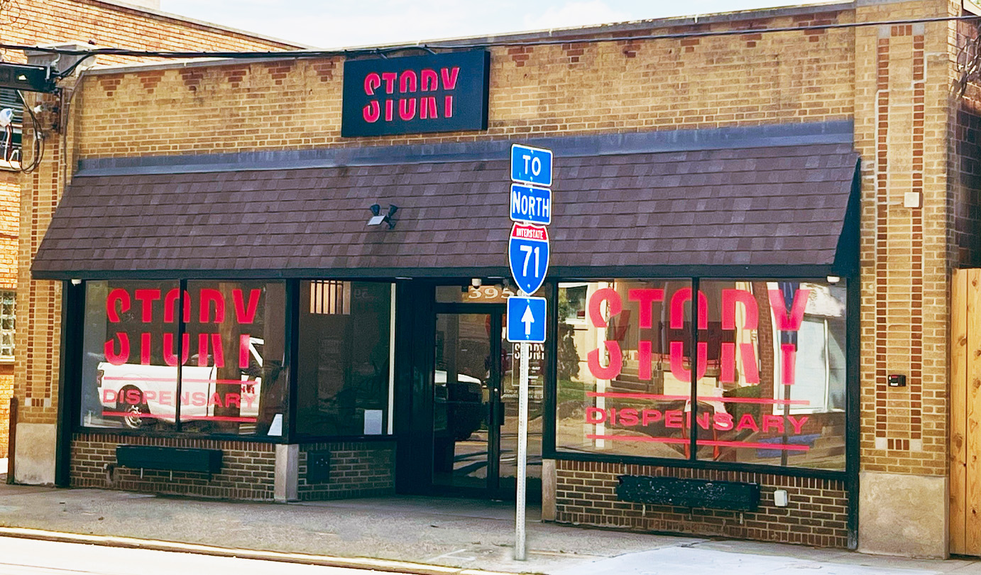 Story Cannabis Cincinnati storefront on Edwards Road