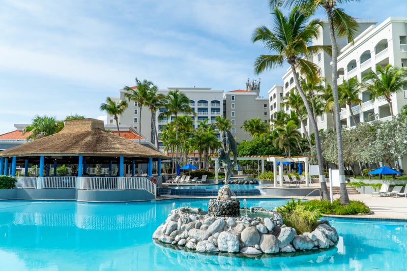 Aerial view of Aquarius Vacation Club at Dorado del Mar Beach Resort