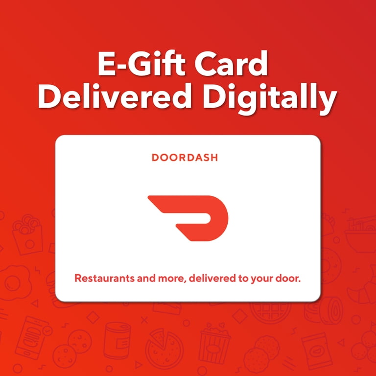 DoorDash $50 eGift Card for digital delivery