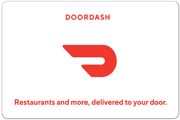PayPal DoorDash Gift Card confirmation screen