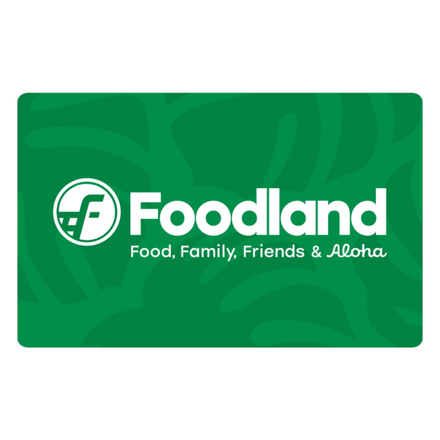 Standard Foodland Gift Card with green logo