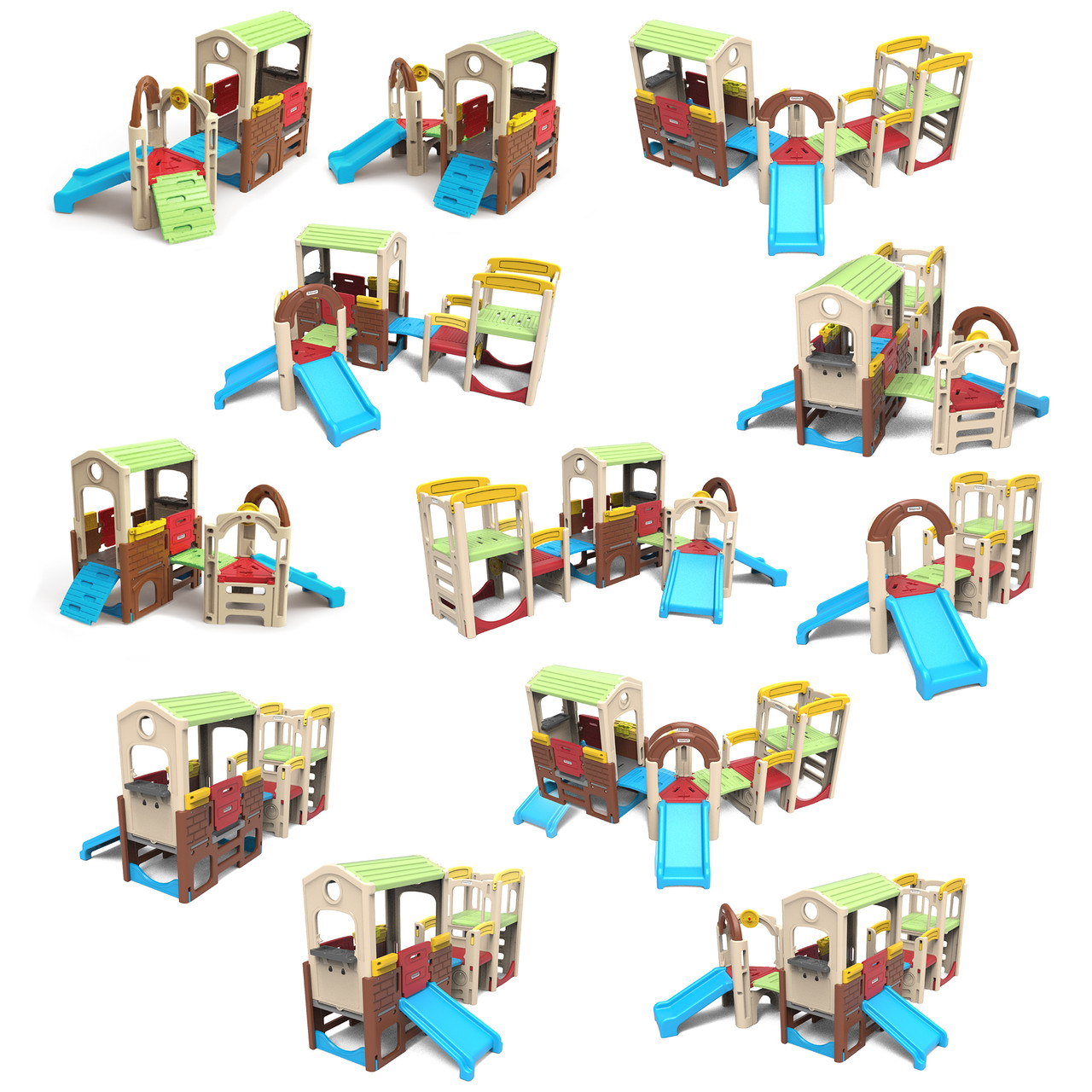 Young Explorers Modular Climb and Slide Play System for active kids