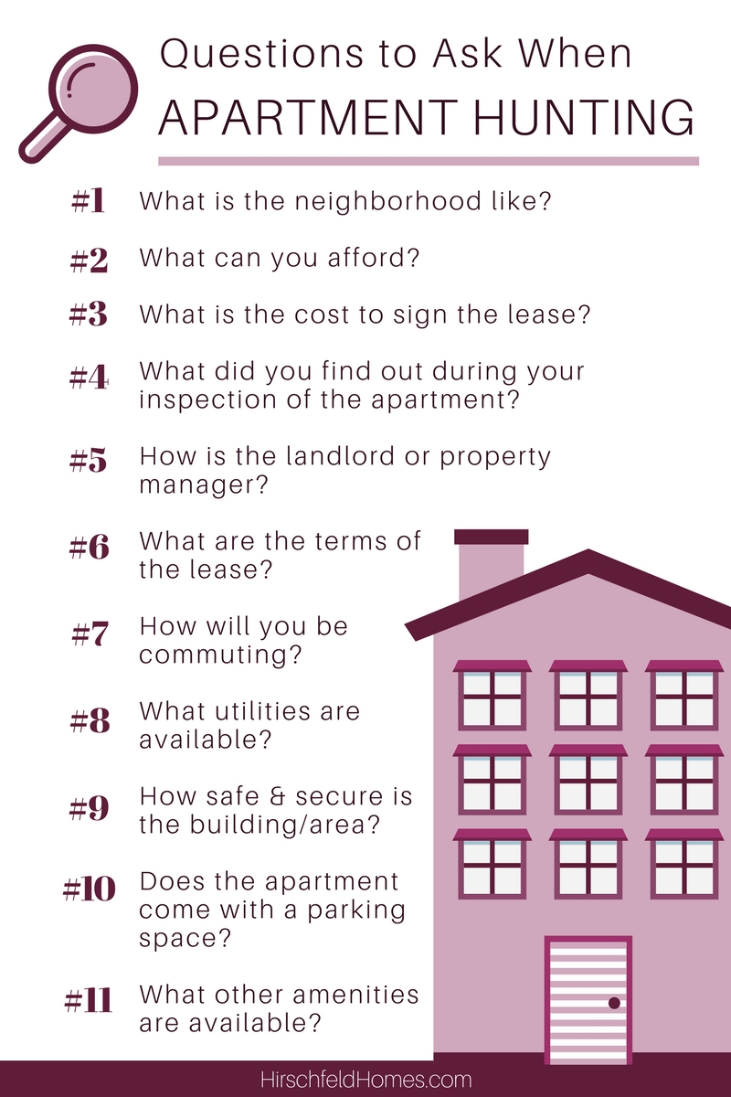 A person taking notes during an apartment tour