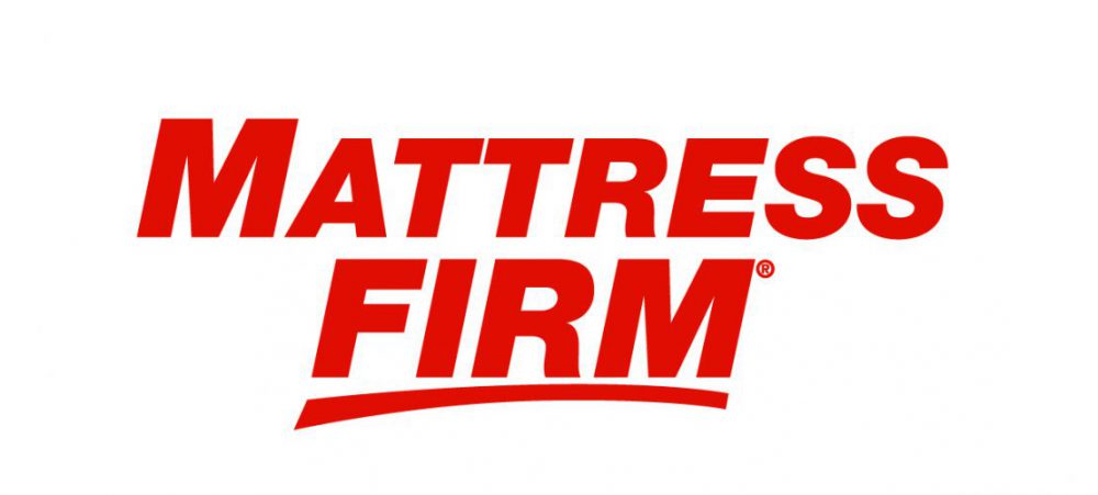 Mattress Firm retail storefront showing brand logo