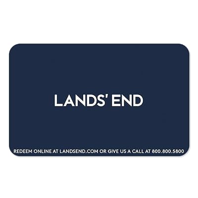 Lands' End digital eGift card displayed on a mobile device
