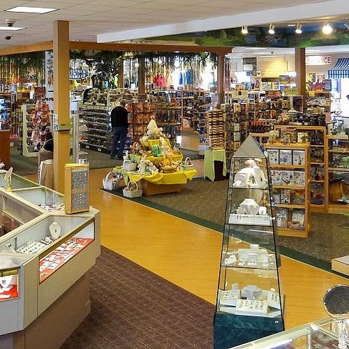Interior of a boutique gift shop in Connecticut