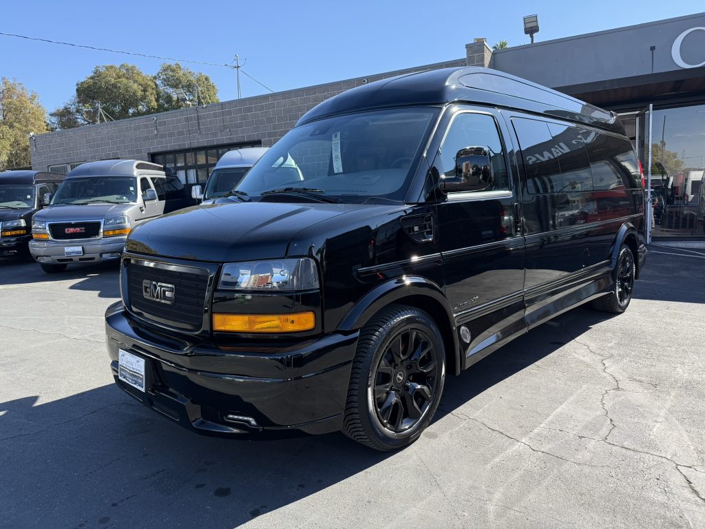 2026 GMC Savana 2500 9-passenger Explorer Blackout Package conversion van