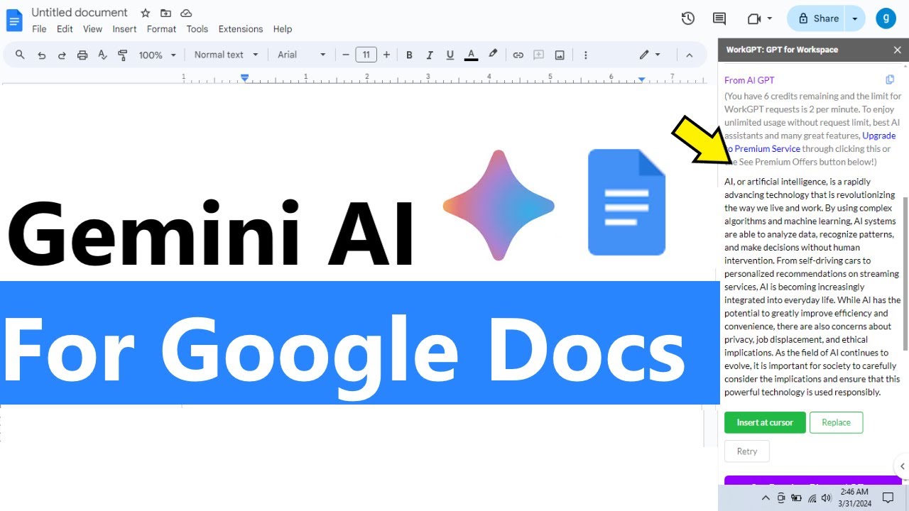 How to Use Gemini in Google Docs to Write and Edit Faster