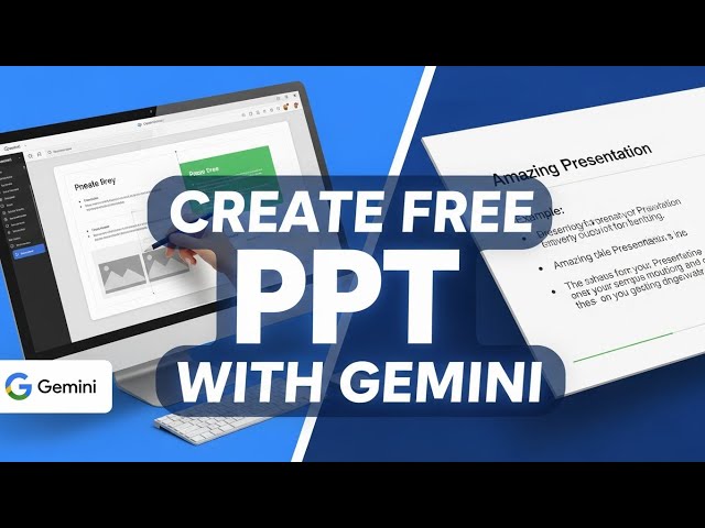 Accessing Gemini AI features for presentation generation